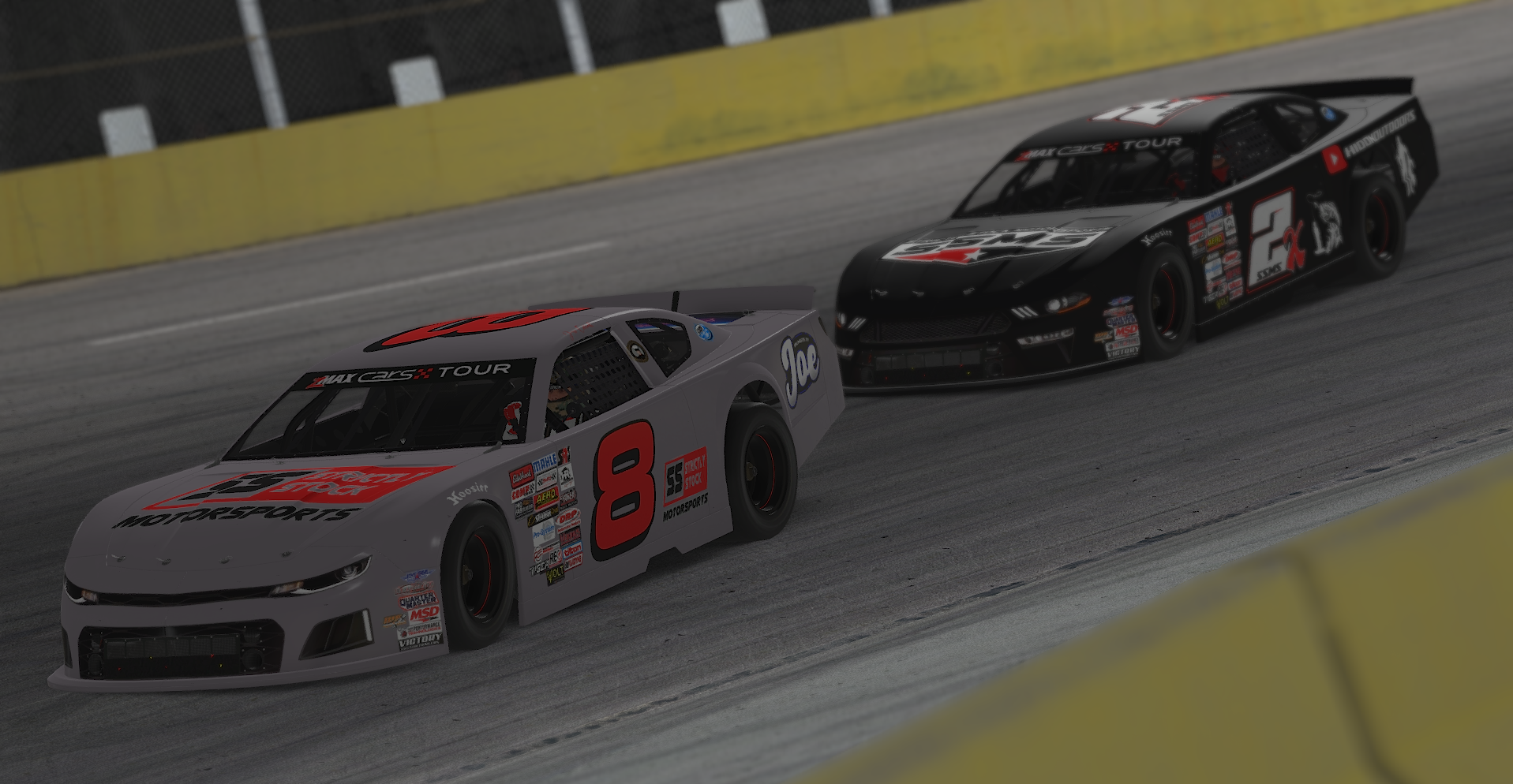 SSMS #8 racing on track